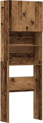 Produktbild von vidaXL Waschmaschinenschrank Altholz-Optik 64x24x190 cm Holzwerkstoff