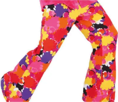 Produktbild von O7241-56-58-A Herren Schlaghose bunt Discohose Gr.56-58