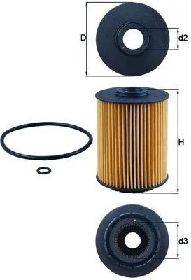 Produktbild von Ölfilter KNECHT OX 356D