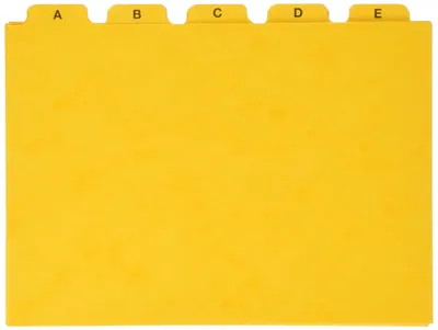 Obrázok produktu pre Pagna® 25251-05 Kartotéka A - Z - pre formát A5 na šírku, žltá