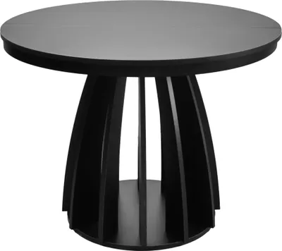 Obrázek produktu pro Selsey Diciffy - Rozkládací jídelní stůl černý 100-140x100 cm
