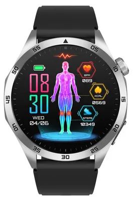 Produktbild von Knauermann PRO 3 Fan Edition (2025) Smartwatch EKG Telefon & Notruffunktion