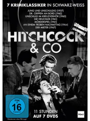 Obrázok produktu pre Hitchcock & Co - 7 Krimiklassiker in Schwarz-weiß