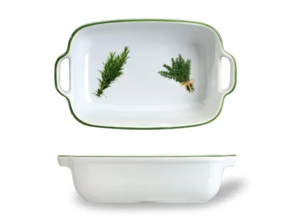 Obrázek produktu pro Thun 1794 Mísa zapékací s uchy, český porcelán, bylinky, 21,8 cm, Thun