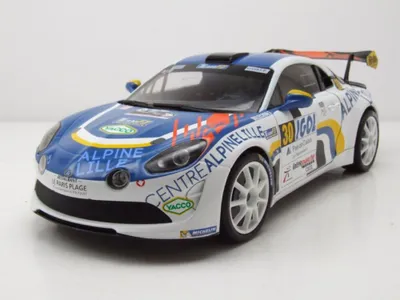 Produktbild von Solido Alpine A110, Sportwagen-Modell, 1:18, Alpine A110, Junge, Blau, Weiß, Landfahrzeugmodell