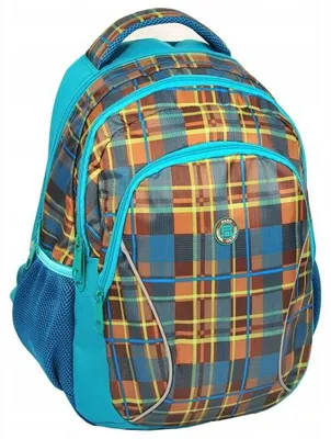 Produktbild von Paso 84-699-2 Jugendrucksack kariert mit 2 Fächern