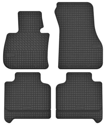 Produktbild von Gummi-Fußmatten für BMW X1 U11 2022- (Crossover) – 4-tlg, Schwarz, passgenau – Wielganizator SolidTread