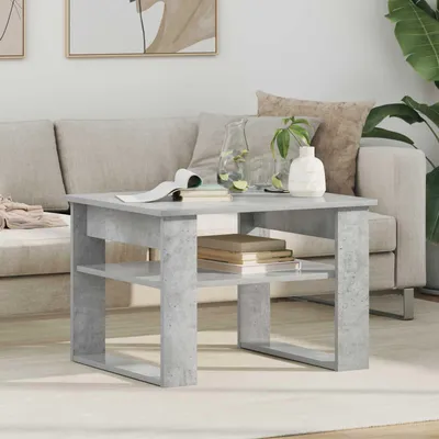 Productafbeelding van Maison Exclusive - Salontafel, betonkleur, 64 x 54 x 44 cm, houtvezelplaat