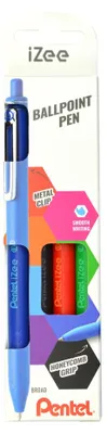 Image de Stylo à bille Pentel iZee BX470 couleur assortie Couleur d'écriture couleur assortie, 4 pcs.