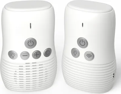 Image de Youha audio babyphone - avec veilleuse - portée 280m - pratique et facile à utiliser - son clair - communication bidirectionnelle - mode VOX