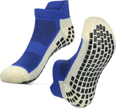 Zdjęcie produktu dla Oddychające skarpety piłkarskie Antypoślizgowe skarpety sportowe Krótkie skarpety sportowe dla mężczyzn Kobiety Joga Piłka nożna Siłownia