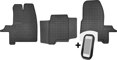 Produktbild von Gummimatten Auto Fußmatten Automatten Passgenau 3-teilig Set - passend für Ford Custom ab 2012