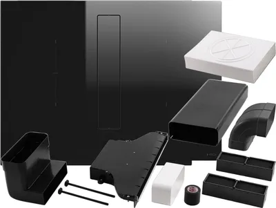 Produktbild von Elica SET NikolaTesla Fit PRF0167054 Kochfeldabzug Induktion Schwarz + KIT0167757 Installationsset Umluft