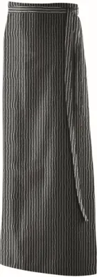 Produktbild von Bistroschürze XXL  B 130 x L 100 cm, Fb. Nadelstreifen  : Nadelstreifen : 100% Baumwolle 230 g/m² (Kategorie 11)