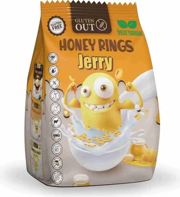 Produktbild von Gluten Out Glutenfreie Honigringe Jerry 375 g