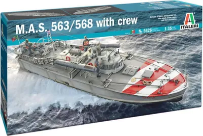 Zdjęcie produktu dla Zestaw modelarski statku 5626 - M.A.S. 563/568 z załogą (1:35)