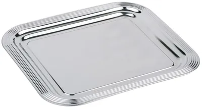 Produktbild von APS Partyplatte CLASSIC (B)354 x (T)325 mm silber