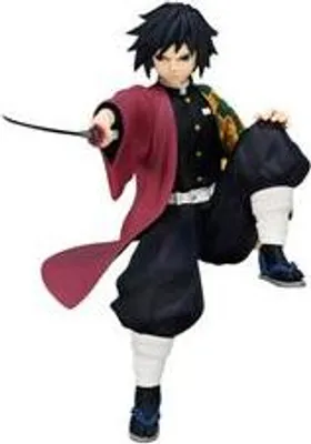 A figurine of a character from Demon Slayer: Kimetsu no Yaiba.