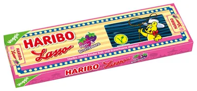 Obrázek produktu pro Haribo Lasso malina ostružina ovocná žvýkačka kabel 3500g