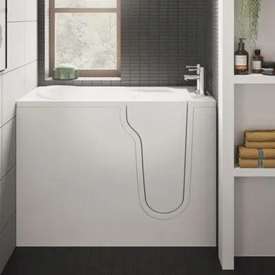 Produktbild von FREEDOM Sitzwanne mit Tür/Seniorenwanne 106 x 66 x 93,6 cm  Ausführung Rechts