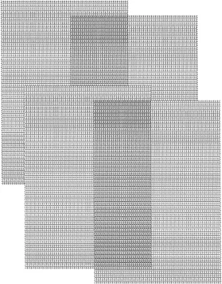 Produktbild von 4 Stück Lochblech Drahtgeflecht, 304 Edelstahl Metallgitter, Schädlingsschutzgitter, Hartes und Hitzebeständiges Siebnetz, Leicht zu Schneiden für Nagetiere Fenstergitter Maschendraht Filternetz