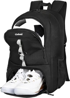 Produktbild von Famanu Sporttasche Rucksack für Fußball, Basketball und Volleyball - Wasserfest