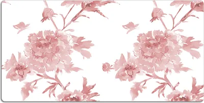 Produktbild von Schreibtischmatte Tischunterlage 90x45 cm Mauspad - Pastellblumen