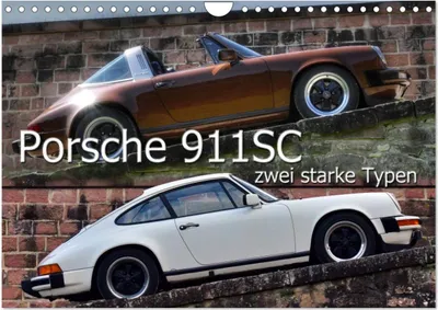 Produktbild von Porsche 911SC - zwei starke Typen (Wandkalender 2026 DIN A4 quer), CALVENDO Monatskalender