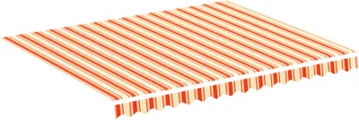 Produktbild von vidaXL Markisenbespannung Gelb und Orange 3x2,5 m