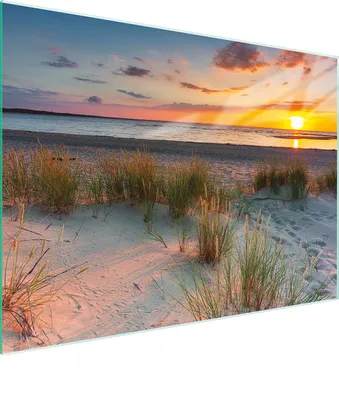 Image de Planche à découper Plaque de cuisson multi-verre 30x22 cm Plage Soleil