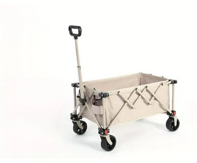 Image de Chariot pliable – Chariot de transport avec roues tout-terrain – Poignée réglable – Grande capacité de charge