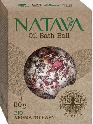 Produktbild von Vegane Bio Badekugel mit Rose - 50g