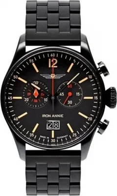 Produktbild von IRON ANNIE 5184-2 Flight Control Herren Uhr Edelstahl Quarz