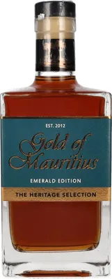 Produktbild von Gold of Mauritius The Heritage Selection Emerald Edition Rum 40% Vol. 0,7l