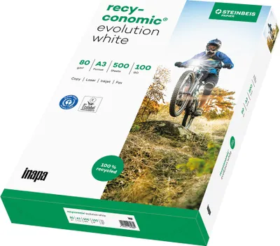 Produktbild von Inapa Multifunktionspapier Recyconomic Evolution White A4
