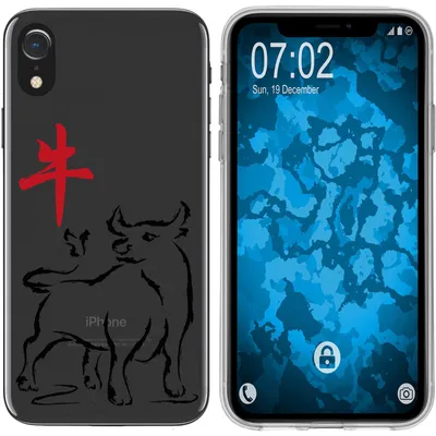 Produktbild von PhoneNatic Case kompatibel mit Apple iPhone Xr Silikon-Hülle Tierkreis Chinesisch M2