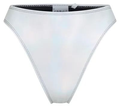 Produktbild von Brave Soul - Bikinihöschen für Damen, Hoch geschnitten GT34186 (38 DE) (Silber metallic)