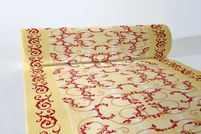 Produktbild von Airlaid Tischläufer Michel in Bordeaux, 40 cm x 24 m , 1 Stück - Mank - Ornamente