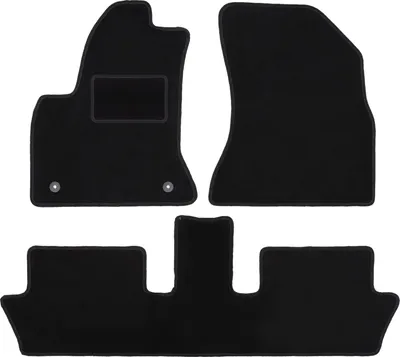 Immagine prodotto di Tappetini in velluto nero per: Citroën C4 Picasso I Minivan (2006-2013)