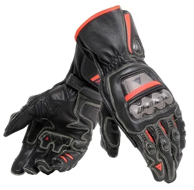 Produktbild von Dainese FULL METAL 6 Sporthandschuhe, schwarz/fluoreszierend rot, Größe XS
