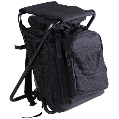 Produktbild von Mil-Tec Ansitzrucksack mit Hocker, schwarz