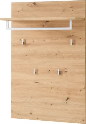Produktbild von Garderobenpaneel >Bari< in Artisan Eiche Nachbildung - 78x117x30cm (BxHxT)