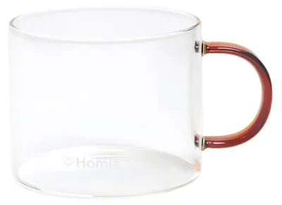 Produktbild von HOMLA GLOSSY Glas mit honigfarbenem Ohr 0,33 l