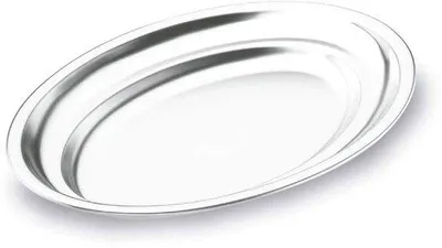 Zdjęcie produktu dla Uniqoos® Owalna taca serwująca, 40 x 26 cm – elegancka taca idealna do serwowania podczas przyjęć, imprez i prezentacji