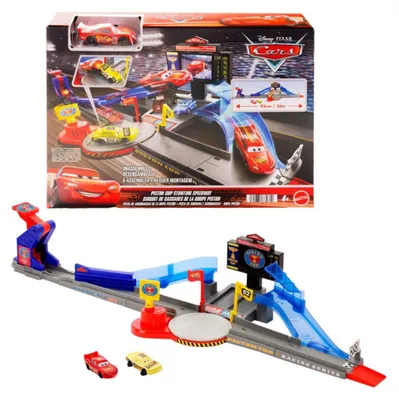 Obrázek produktu pro Disney Pixar Cars JHL42, Sada závodního vozidla a dráhy, 4 rok/roky, Plast, Vícebarevný
