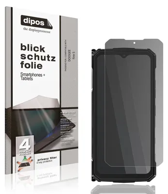 Produktbild von Blickschutzfolie für DOOGEE Fire 5 matt Schutzfolie Folie Display Schutz dipos