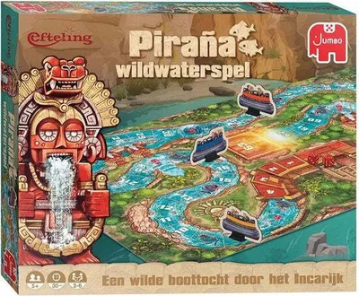 Produktbild von Jumbo Jumbo Efteling Ganzenbord PiranÃÉa Wildwaterspel - Bordspel