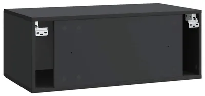 Immagine prodotto di vidaXL Mobile TV da parete Nero 78,5 x 41 x 30 cm