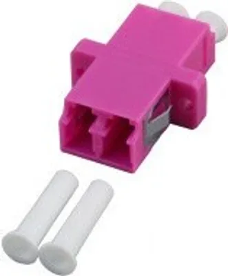 Produktbild von Multimode Kupplung LC-LC duplex lila