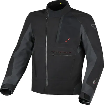 Produktbild von Macna Corvit wasserdichte Motorrad Textiljacke, schwarz, XL